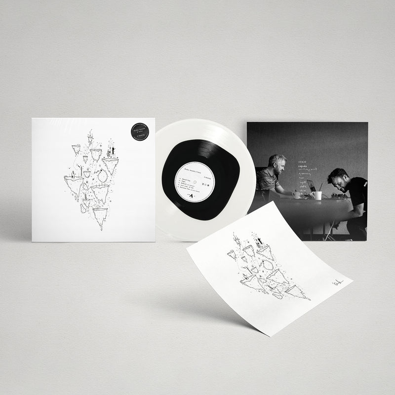 A Dawning Coloured LP w. Signed Art Print (white)