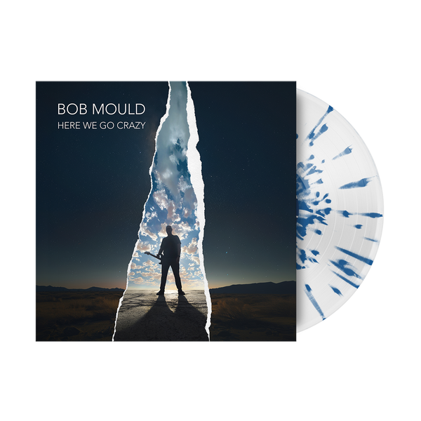 (PRE-ORDER) Here We Go Crazy Limited Edition Clear With Blue Splatter LP + CD + Tape T-Shirt Bundle