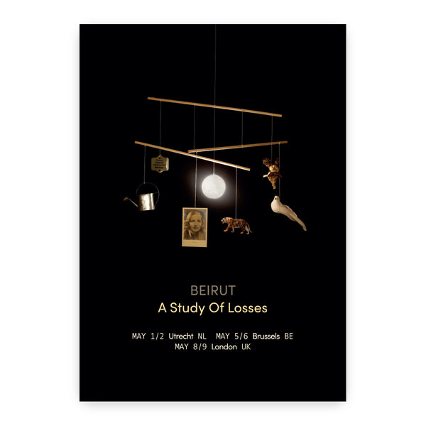 A Study Of Losses May 2025 Tour Poster - Mobile Black