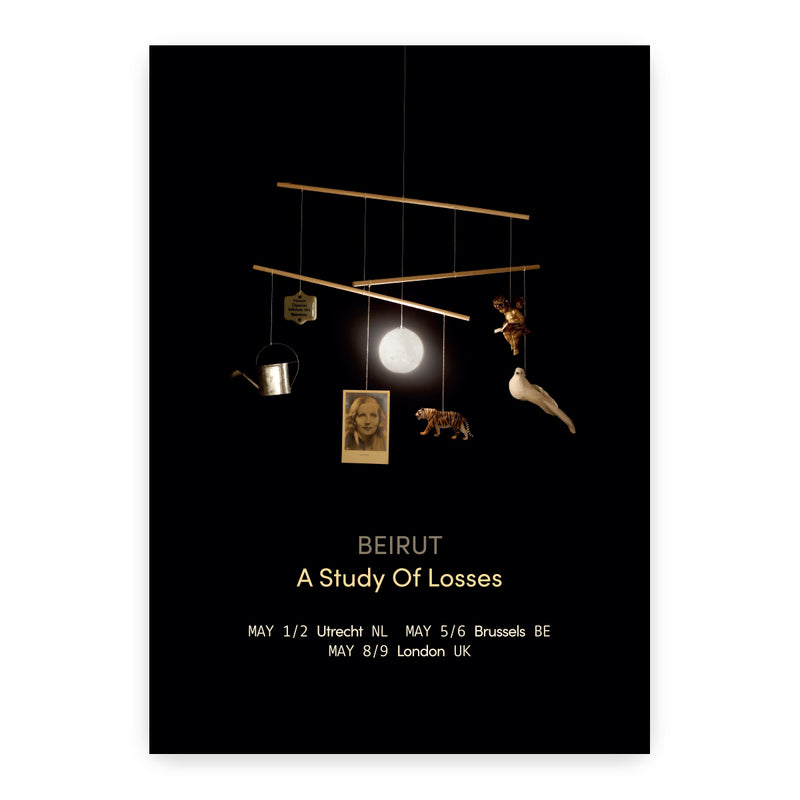 A Study Of Losses May 2025 Tour Poster - Mobile Black