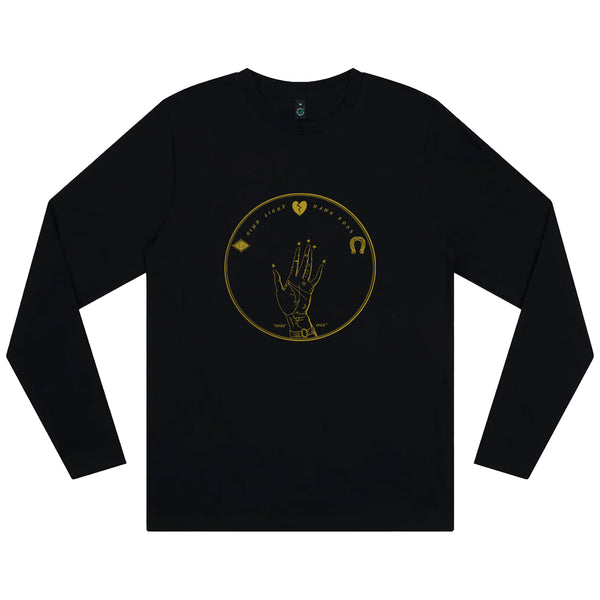 Find Light, Hang Boss Black Longsleeve