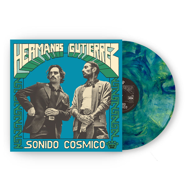 Sonido Cosmico Dark Blue & Turquoise Swirl LP