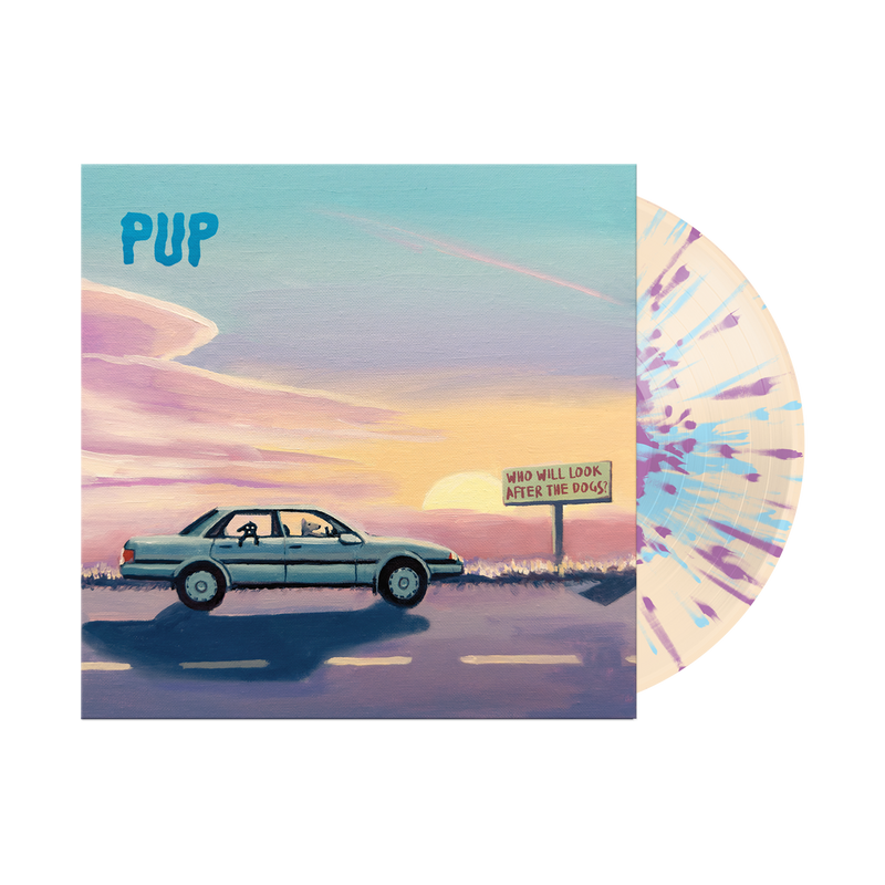 Who Will Look After The Dogs Bone w/ Baby Blue and Purple Splatter LP