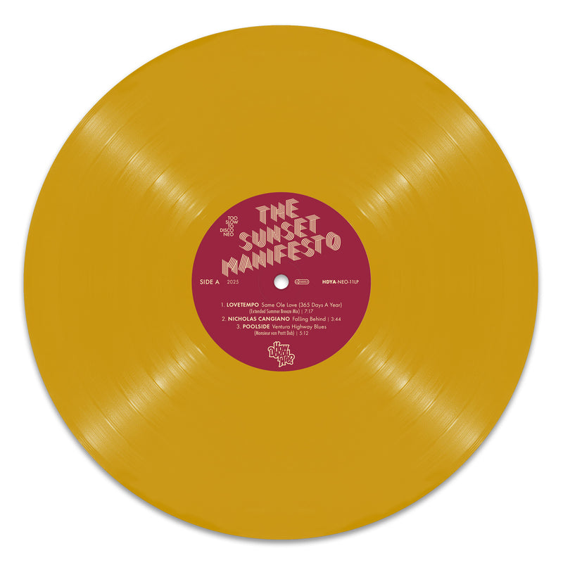 Too Slow To Disco NEO:  THE SUNSET MANIFESTO Volume 2 Limited Edition 2xLP