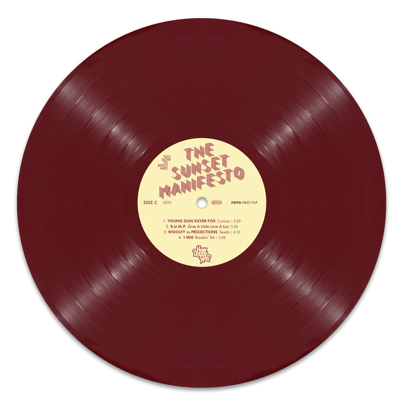 Too Slow To Disco NEO:  THE SUNSET MANIFESTO Volume 2 Limited Edition 2xLP