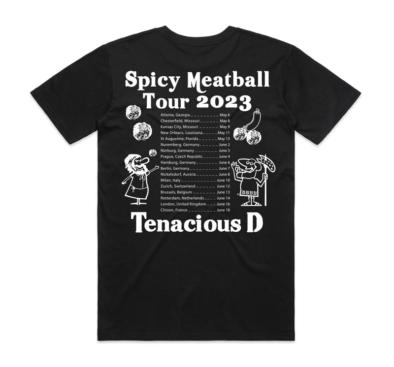 Spicy Meatball Tour 2023 T-Shirt Large