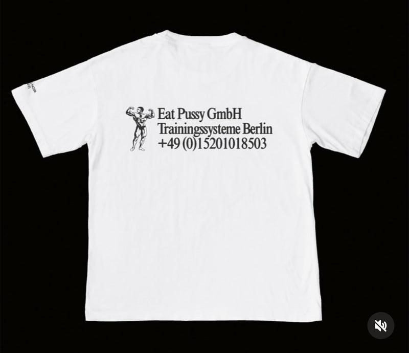 Eat like an Athlete T  ( Stereo Noir Edition ) oversized cut