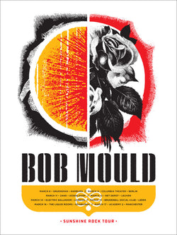 Bob Mould Europe Spring 2019 Poster- Bingo Merch Official Merchandise Shop Official