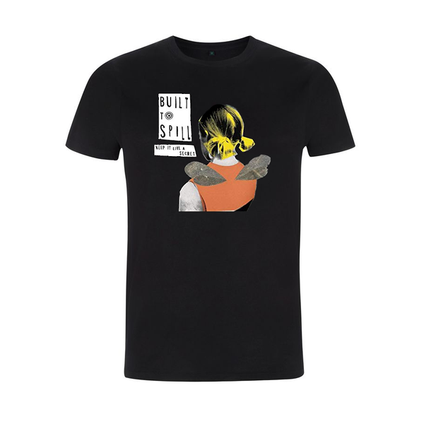 Built To Spill Keep It Like A Secret Tour -  Black T-Shirt- Bingo Merch Official Merchandise Shop Official