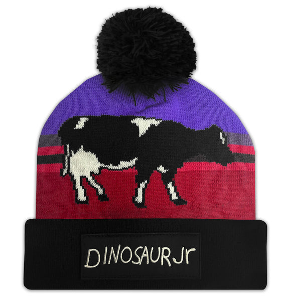 Cow Pom Pom Beanie