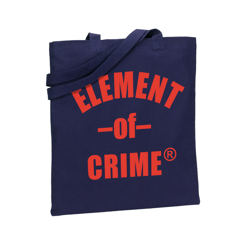 Element Of Crime Logo Totebag - navy Totebag- Bingo Merch Official Merchandise Shop Official