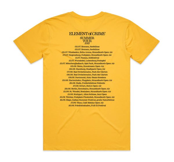 Sommer Tour 2021 T-Shirt sonnengelb