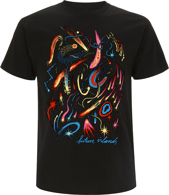 Future Islands Comets T-Shirt- Bingo Merch Official Merchandise Shop Official