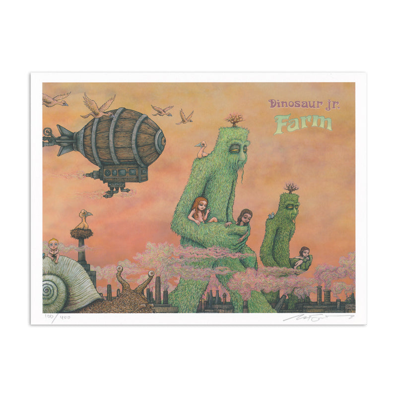 Farm Mini Giclee Print + Jigsaw Puzzle Bundle