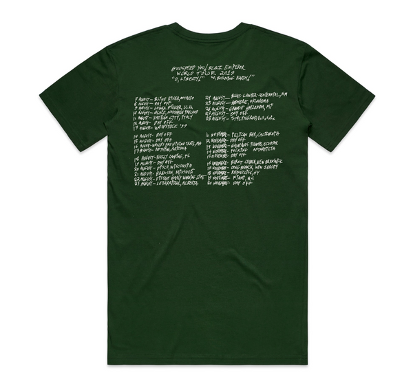Godspeed You! Black Emperor Bear Forest Green T-Shirt- Bingo Merch Official Merchandise Shop Official