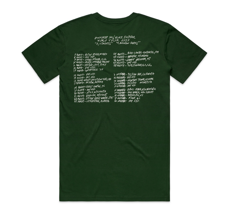 Godspeed You! Black Emperor Bear Forest Green T-Shirt- Bingo Merch Official Merchandise Shop Official