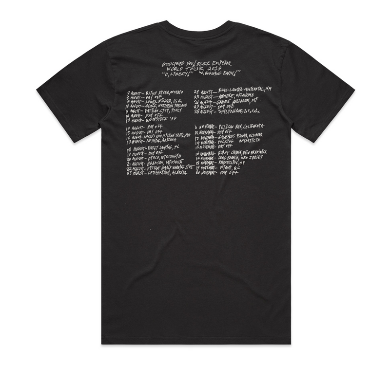 Godspeed You! Black Emperor Bear Charcoal T-Shirt- Bingo Merch Official Merchandise Shop Official