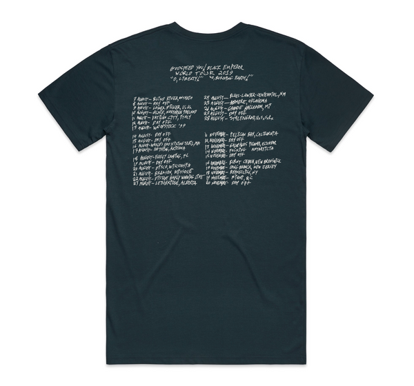 Godspeed You! Black Emperor Bear Indigo T-Shirt- Bingo Merch Official Merchandise Shop Official