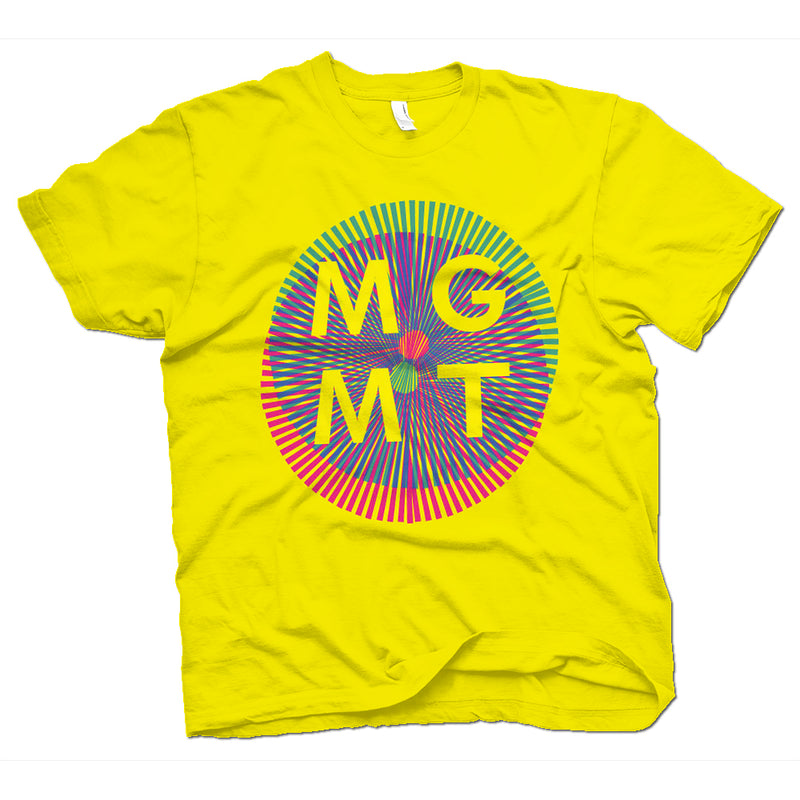 MGMT Op Art T-Shirt- Bingo Merch Official Merchandise Shop Official