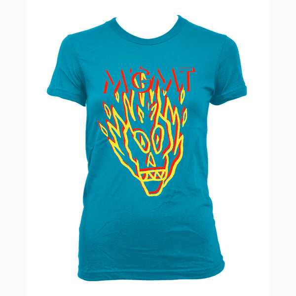 MGMT Skull - girls T-Shirt- Bingo Merch Official Merchandise Shop Official