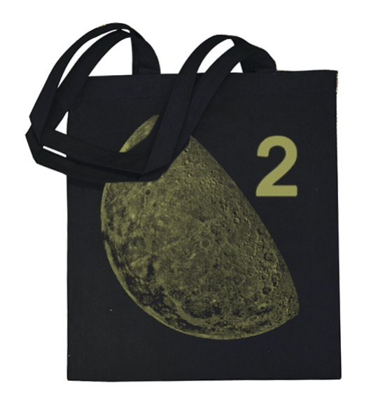 Moon Duo Moon 2 Metallic Gold Totebag Totebag- Bingo Merch Official Merchandise Shop Official