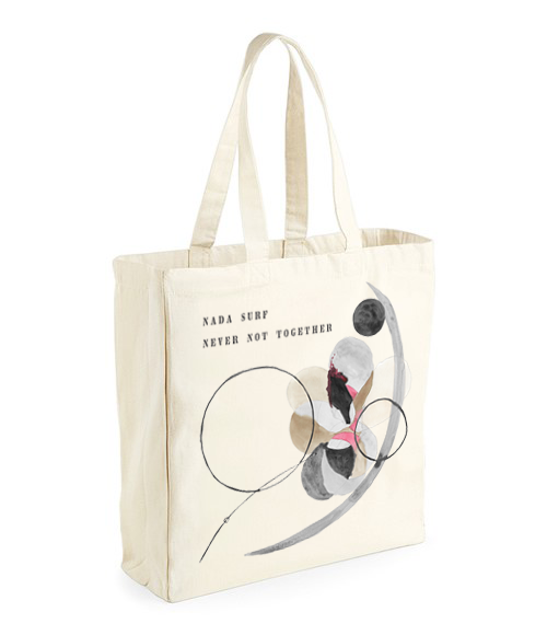 Nada Surf Never Not Together Totebag Totebag- Bingo Merch Official Merchandise Shop Official