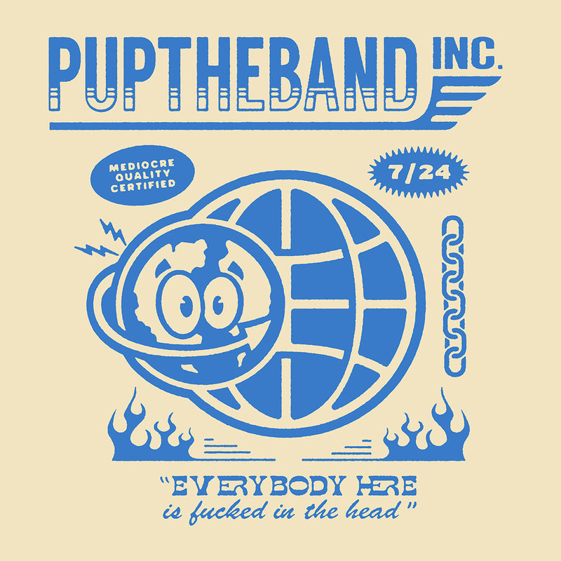 PUPTHEBAND Inc. World Wide T-shirt