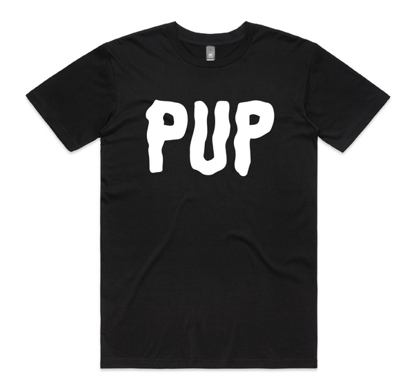 PUP Logo Black T-Shirt- Bingo Merch Official Merchandise Shop Official