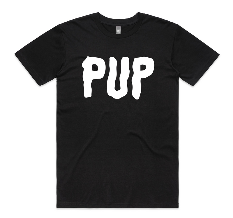 PUP Logo Black T-Shirt- Bingo Merch Official Merchandise Shop Official