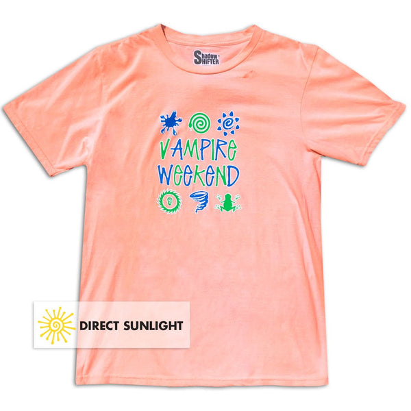 Vampire Weekend Orange Hypercolor T-shirt T-Shirt- Bingo Merch Official Merchandise Shop Official