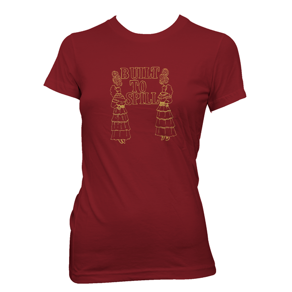 Built To Spill Smoking Ladies - girls T-Shirt- Bingo Merch Official Merchandise Shop Official