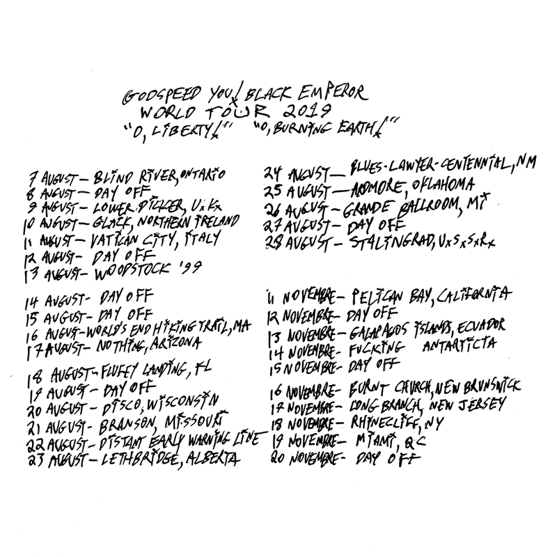 Godspeed You! Black Emperor Bear Indigo T-Shirt- Bingo Merch Official Merchandise Shop Official