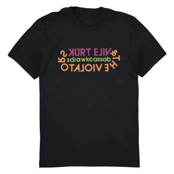 Kurt Vile Bass Ackwards T-shirt T-Shirt- Bingo Merch Official Merchandise Shop Official