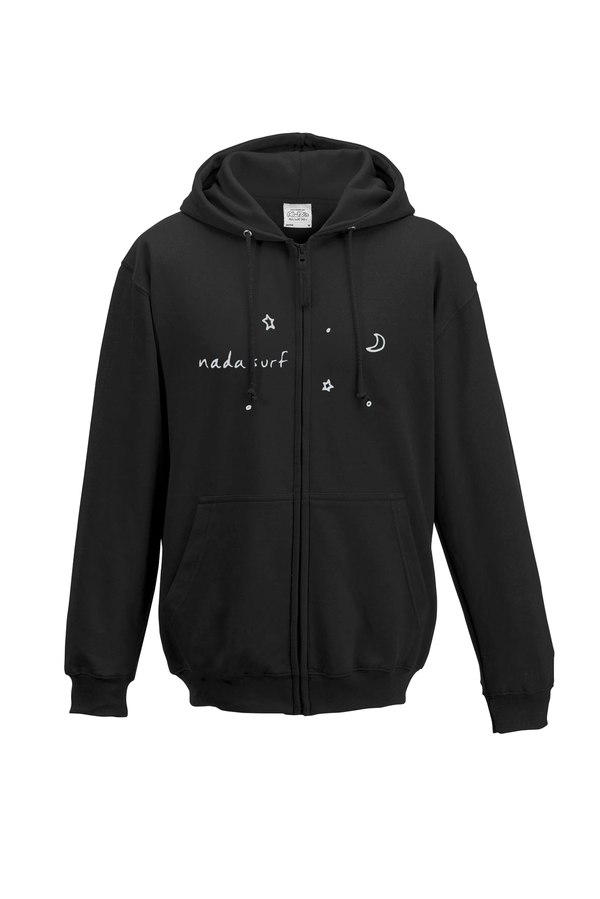 Nada Surf Star Scribble Hoodie - Black Hoodie- Bingo Merch Official Merchandise Shop Official